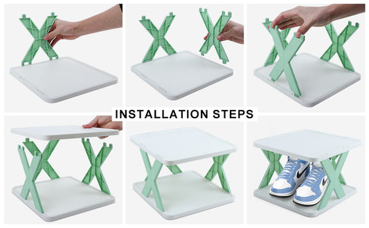 Smart Foldable Shoe Rack Shelf - 6 Layer