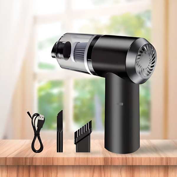 High Power Portable 3 in 1 USB Rechargeable Wireless Car Vacuum Cleaner