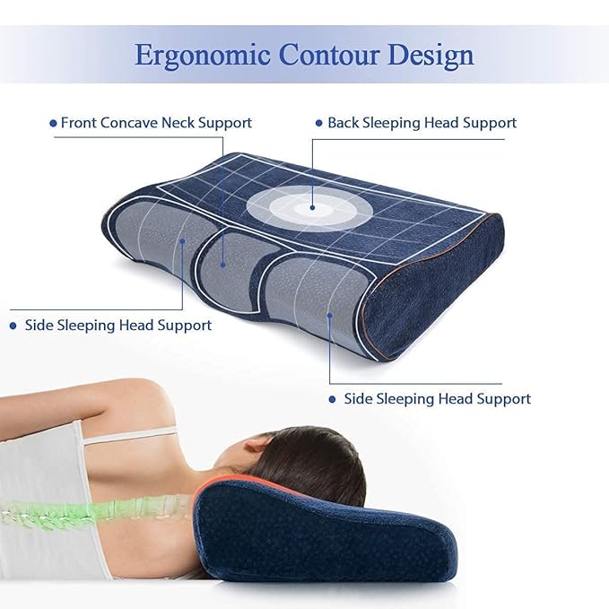 Premium Cervical Pillow — Ultimate Softness, Adjustable Support for Neck Relief