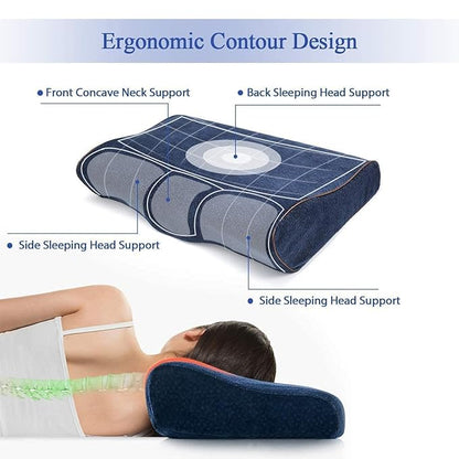 Premium Cervical Pillow — Ultimate Softness, Adjustable Support for Neck Relief