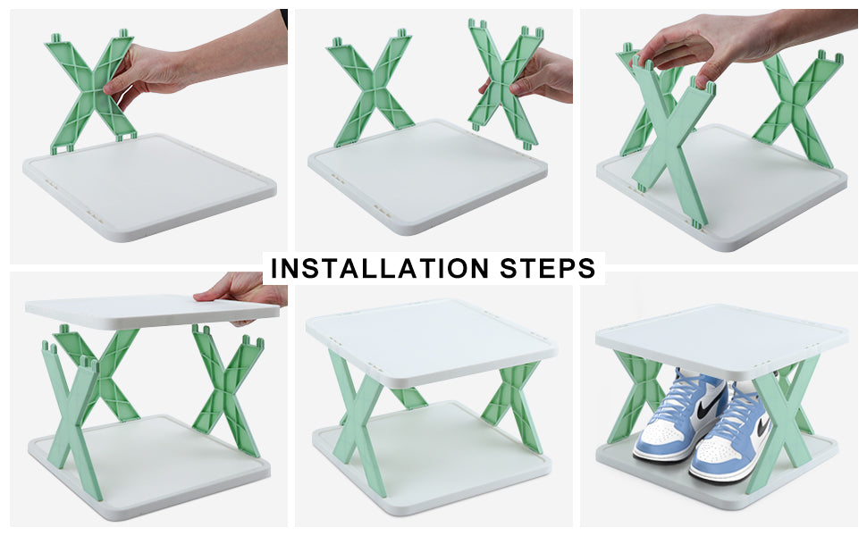 Smart Foldable Shoe Rack Shelf - 6 Layer