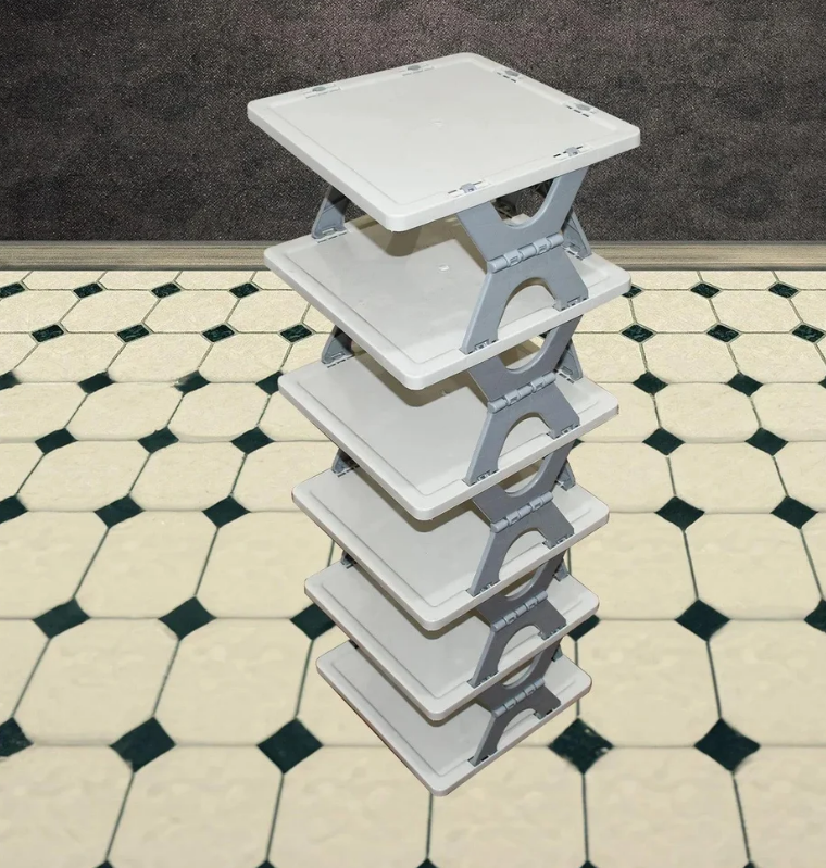 Smart Foldable Shoe Rack Shelf - 6 Layer