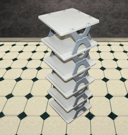 Smart Foldable Shoe Rack Shelf - 6 Layer
