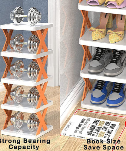 Smart Foldable Shoe Rack Shelf - 6 Layer